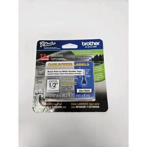 Brother Label Maker Tape TZe FX231 Laminated adhesive for Cable Wires
